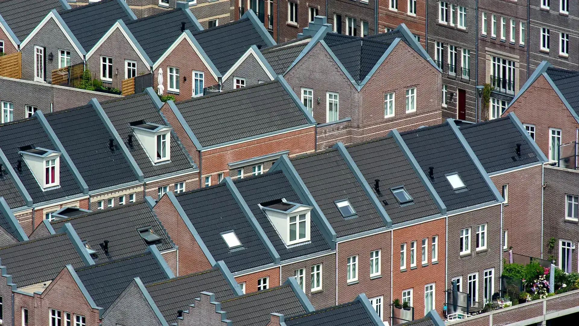 Traditionele Haagse herenhuizen — referentiebeeld voor het Statenkwartier