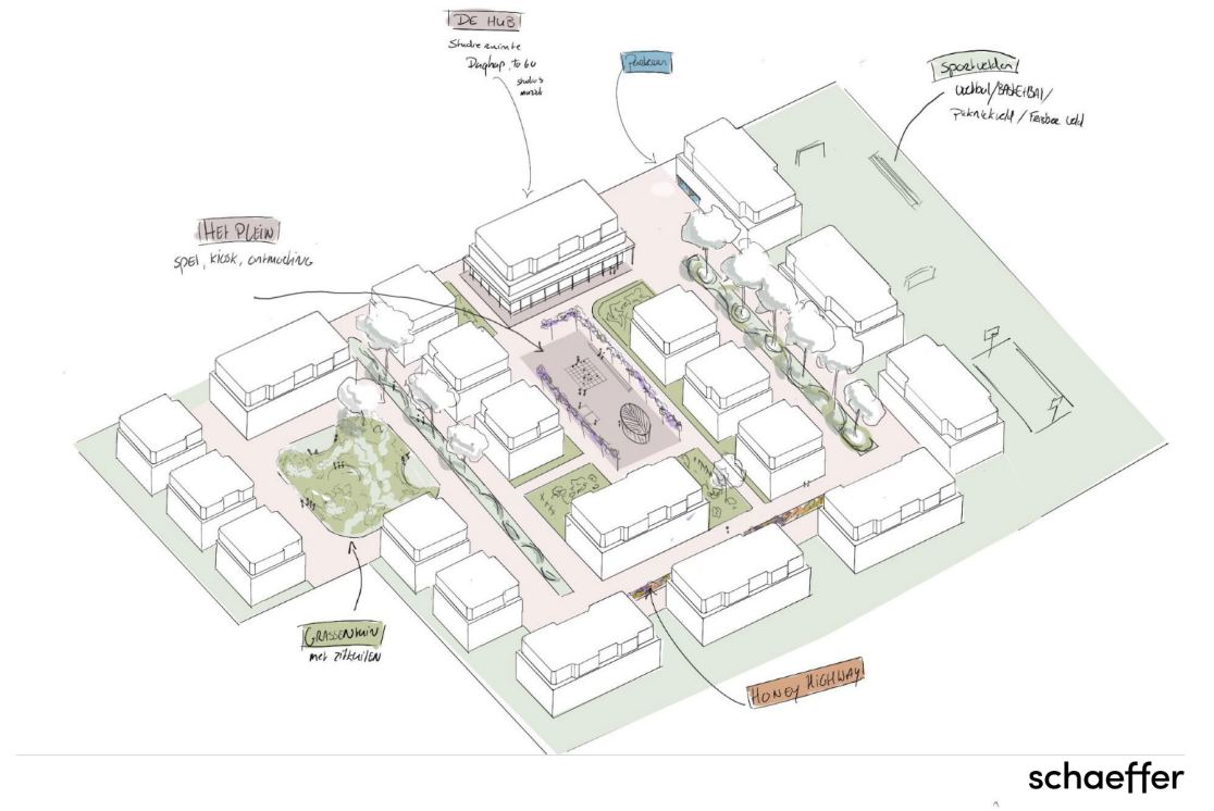 Gebiedsontwikkeling Dronten · Gebiedsontwikkeling 2025 — energielabel — naar +116% — verduurzamingsproject Maximilius (foto 2 van 3)
